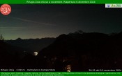 Archived image Webcam Valmalenco Chiesa: Mountain Hut Zoia 19:00