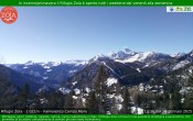 Archived image Webcam Valmalenco Chiesa: Mountain Hut Zoia 11:00