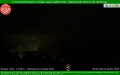 Archiv Foto Webcam Berghütte Zoia bei Chiesa in Valmalenco 23:00