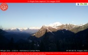 Archiv Foto Webcam Berghütte Zoia bei Chiesa in Valmalenco 06:00
