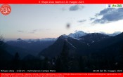 Archiv Foto Webcam Berghütte Zoia bei Chiesa in Valmalenco 19:00