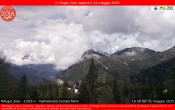 Archiv Foto Webcam Berghütte Zoia bei Chiesa in Valmalenco 09:00