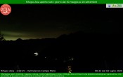 Archiv Foto Webcam Berghütte Zoia bei Chiesa in Valmalenco 23:00
