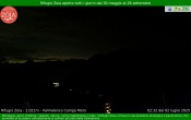 Archiv Foto Webcam Berghütte Zoia bei Chiesa in Valmalenco 01:00