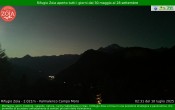 Archiv Foto Webcam Berghütte Zoia bei Chiesa in Valmalenco 01:00