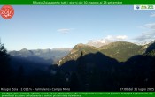 Archiv Foto Webcam Berghütte Zoia bei Chiesa in Valmalenco 06:00