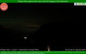 Archiv Foto Webcam Berghütte Zoia bei Chiesa in Valmalenco 01:00