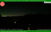 Archiv Foto Webcam Berghütte Zoia bei Chiesa in Valmalenco 01:00