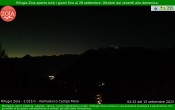 Archiv Foto Webcam Berghütte Zoia bei Chiesa in Valmalenco 03:00