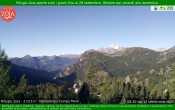 Archiv Foto Webcam Berghütte Zoia bei Chiesa in Valmalenco 07:00