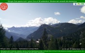 Archiv Foto Webcam Berghütte Zoia bei Chiesa in Valmalenco 13:00