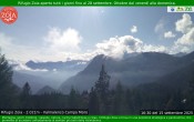 Archiv Foto Webcam Berghütte Zoia bei Chiesa in Valmalenco 15:00