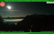 Archiv Foto Webcam Berghütte Zoia bei Chiesa in Valmalenco 23:00