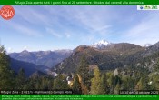Archiv Foto Webcam Berghütte Zoia bei Chiesa in Valmalenco 09:00
