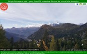 Archiv Foto Webcam Berghütte Zoia bei Chiesa in Valmalenco 11:00