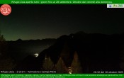 Archived image Webcam Valmalenco Chiesa: Mountain Hut Zoia 19:00