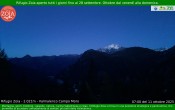 Archiv Foto Webcam Berghütte Zoia bei Chiesa in Valmalenco 06:00