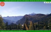 Archiv Foto Webcam Berghütte Zoia bei Chiesa in Valmalenco 13:00
