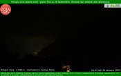Archiv Foto Webcam Berghütte Zoia bei Chiesa in Valmalenco 03:00