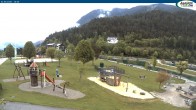 Archived image Webcam Lake Achensee - beach in Achenkirch 09:00