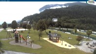 Archiv Foto Webcam Achensee - Badestrand in Achenkirch 19:00