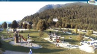 Archiv Foto Webcam Achensee - Badestrand in Achenkirch 19:00