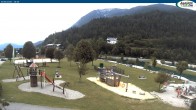 Archiv Foto Webcam Achensee - Badestrand in Achenkirch 19:00