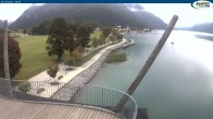 Archived image Webcam Pertisau at Achensee, footbridge 02:00