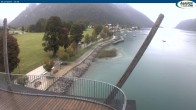 Archived image Webcam Pertisau at Achensee, footbridge 08:00