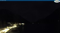 Archived image Webcam Pertisau at Achensee, footbridge 01:00