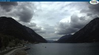 Archived image Webcam Pertisau at Achensee, footbridge 13:00