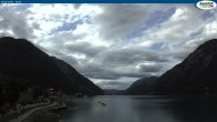 Archived image Webcam Pertisau at Achensee, footbridge 17:00