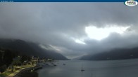 Archived image Webcam Pertisau at Achensee, footbridge 05:00