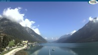 Archived image Webcam Pertisau at Achensee, footbridge 09:00