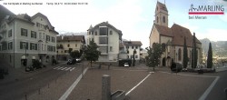 Archived image Webcam Marling - Piazza Chiesa 10:00