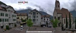 Archived image Webcam Marling - Piazza Chiesa 09:00
