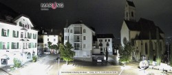 Archived image Webcam Marling - Piazza Chiesa 03:00