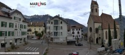 Archived image Webcam Marling - Piazza Chiesa 09:00