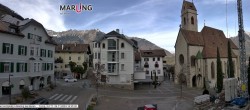 Archived image Webcam Marling - Piazza Chiesa 13:00