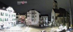 Archived image Webcam Marling - Piazza Chiesa 23:00