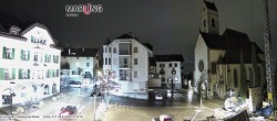 Archived image Webcam Marling - Piazza Chiesa 01:00