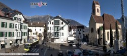 Archived image Webcam Marling - Piazza Chiesa 09:00