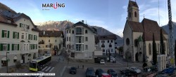 Archived image Webcam Marling - Piazza Chiesa 07:00