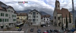 Archived image Webcam Marling - Piazza Chiesa 09:00