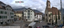 Archived image Webcam Marling - Piazza Chiesa 11:00