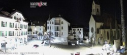 Archived image Webcam Marling - Piazza Chiesa 23:00