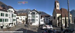 Archived image Webcam Marling - Piazza Chiesa 09:00