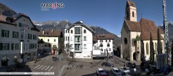 Archived image Webcam Marling - Piazza Chiesa 11:00