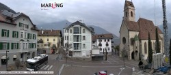 Archived image Webcam Marling - Piazza Chiesa 11:00