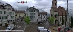 Archived image Webcam Marling - Piazza Chiesa 09:00